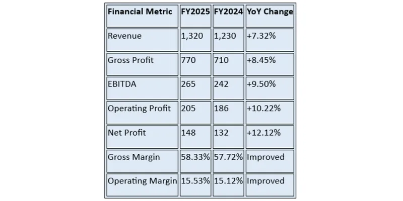 Financial Summary Table
